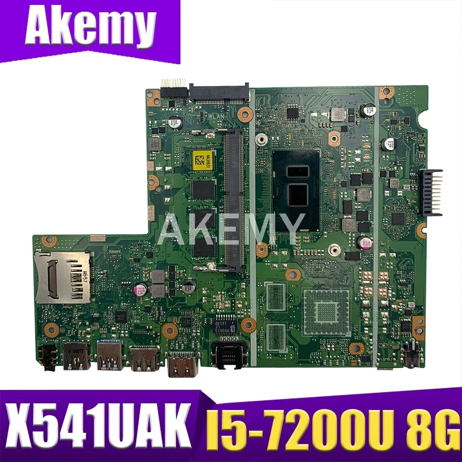 

JIANSU для Asus X541UA X541UAK X541UVK X541UJ X541UV X541U F541U R541U материнская плата для ноутбука с 8 Гб ОЗУ SR2ZU I5-7200U