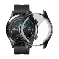 soft for huawei watch gt 2 46mm tpu full screen protective watch protector 6 color cover accessories