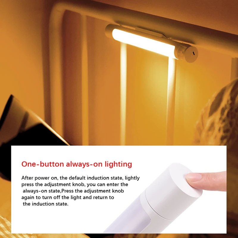 

Human Body Sensor Light Self-Adhesive Strip Light With Rechargeable LED Wardrobe Light