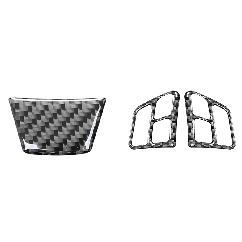 

Автомобильная наклейка на руль из натурального углеродного волокна, Обложка, отделка, наклейка для BMW 3 серии E90 E92 E93 2005-2012, аксессуары