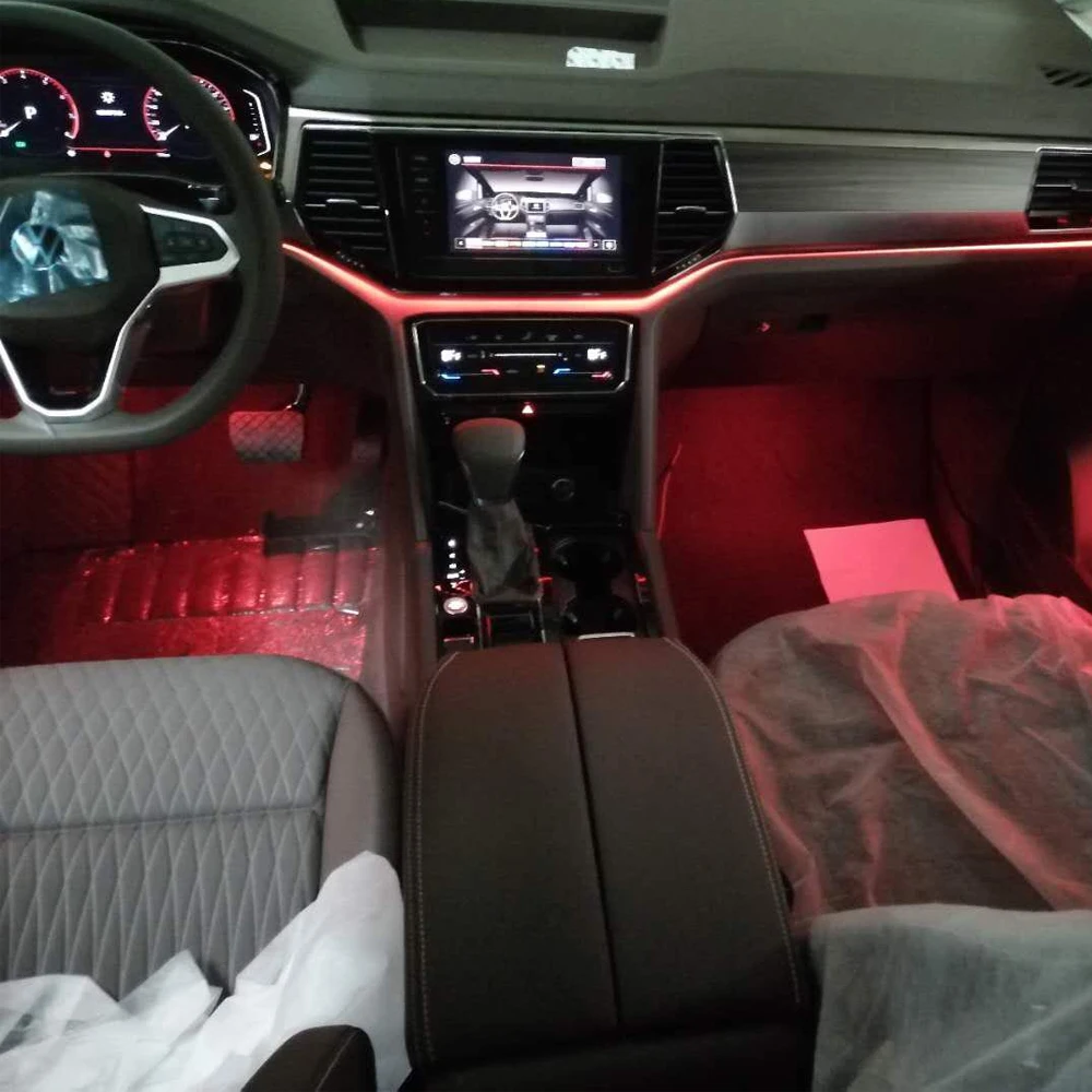 

Special ambient light.update car interior tasty.available for VW VILORAN button controlled insert installation