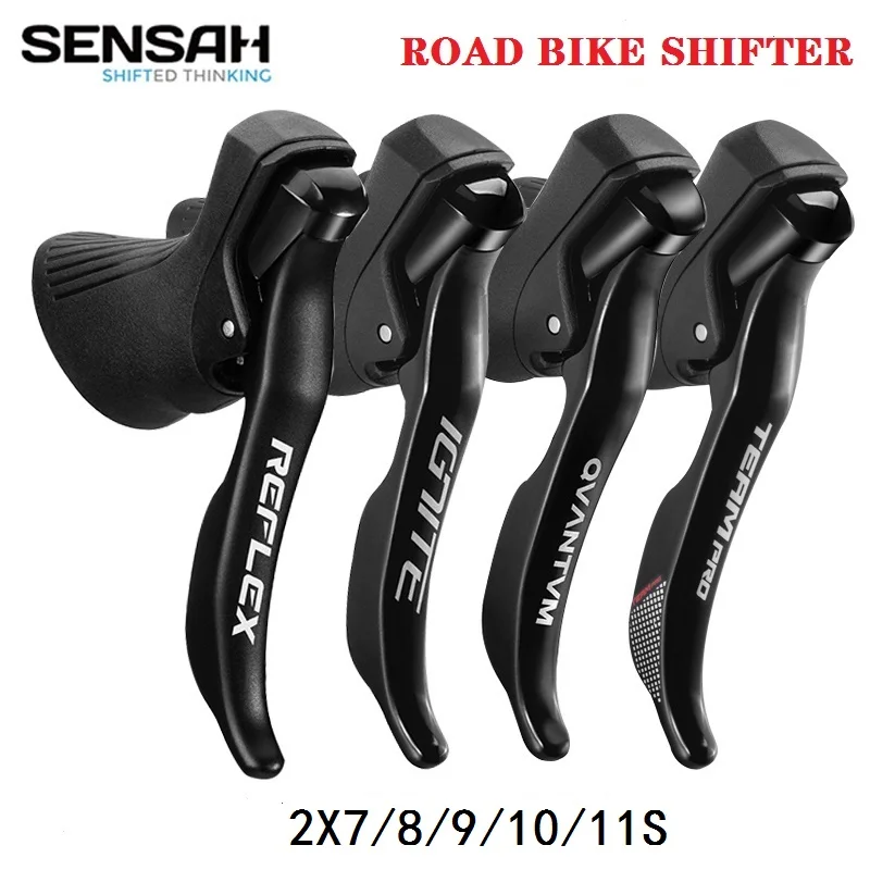 SENSAH Road переключатели передач велосипеда 2X7/ 2 × 8/2 9/2X10/2X1 1-скоростной рычажный