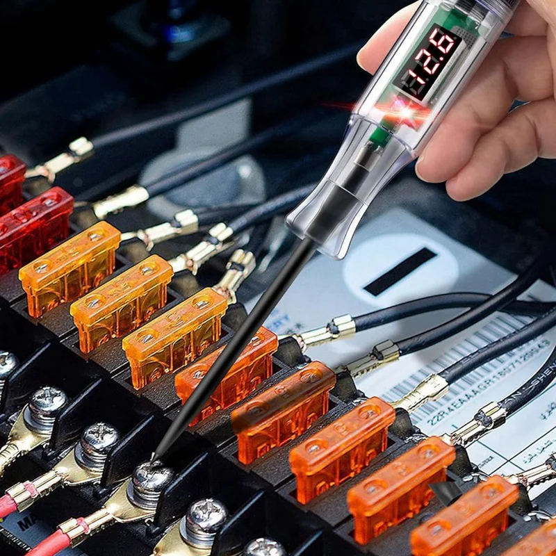 Автомобильный тестер цифровой устройство для измерения яркости цепи 5-90 в с