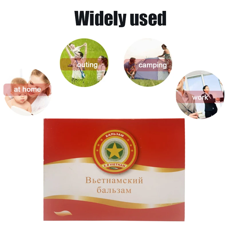 

10pcs Vietnam Refreshing Cream For Headache Dizziness Medicinal Balm Oil Refreshing Pain Rheumatism Abdominal Pain Ointment