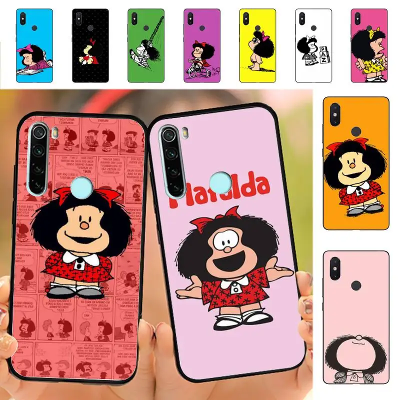 

RuiCaiCa Mafalda Phone Case for Redmi Note 8 7 9 4 6 pro max T X 5A 3 10 lite pro