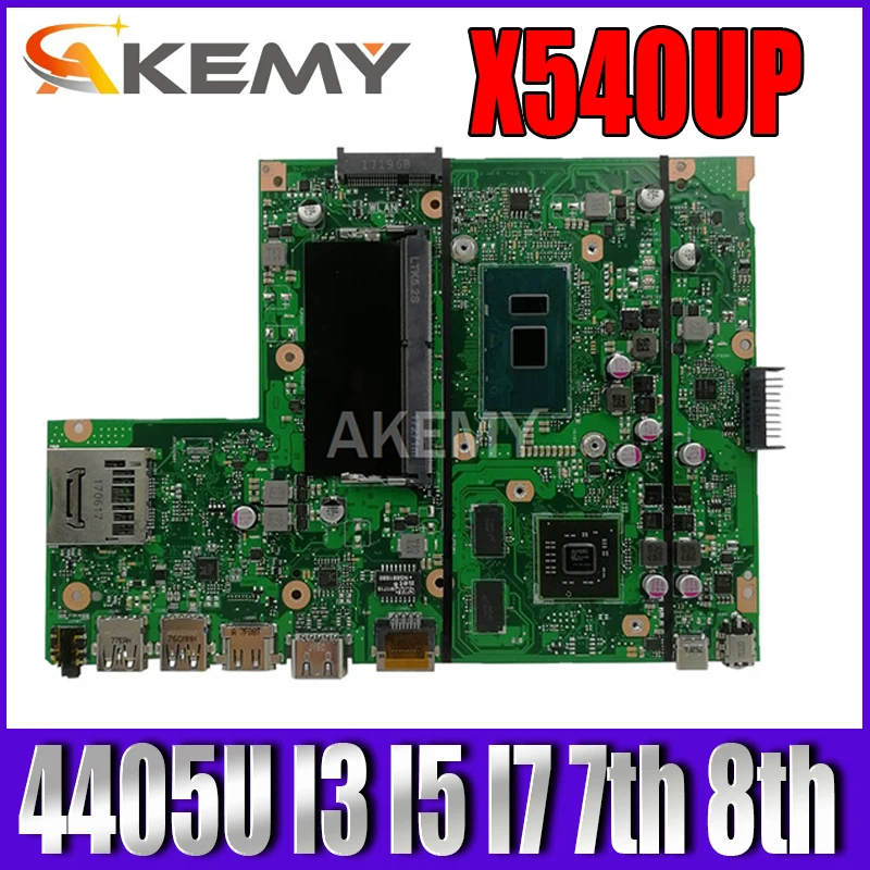 

Материнская плата X540UP 4G RAM V2G GPU для ASUS F540U X540UPR FL5700U A540U R540U VM520UP, материнская плата для ноутбука 4405U I3 I5 I7 7-го 8-го ЦПУ