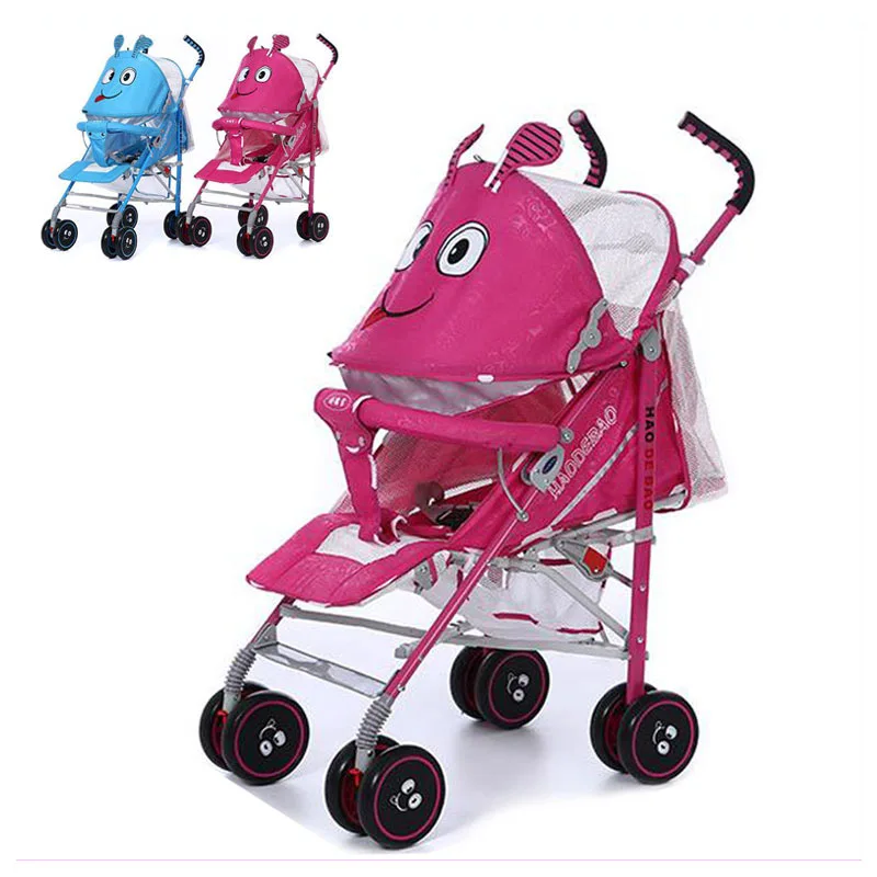 Multifunctional Portable Foldable Lightweight Cartoon Mash Baby Umbrella Cart Car Seat Stroller Pram Buggy Pushchair Wholesale
