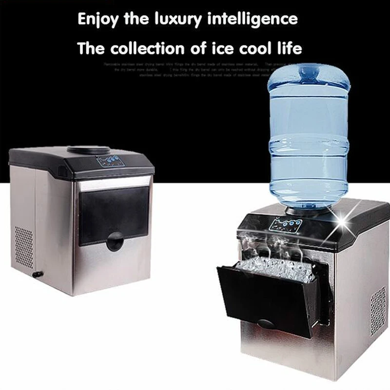 

Commercial Ice Maker Square Ice Maker Home Countertop Portable Ice Maker Electric Ice Maker