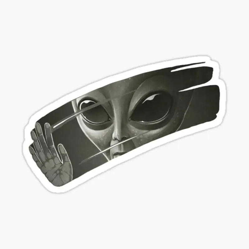 

Наклейка Alien для ноутбука, декор для спальни, автомобиля, милый мультяшный модный чемодан для общественных мест