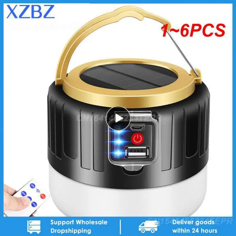 

1 ~ 6 шт., водонепроницаемый перезаряжаемый фонарь для кемпинга