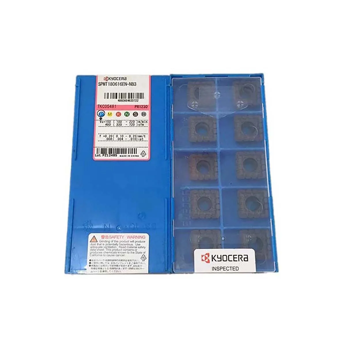 

Kyocer a 100% Original SPMT SPMT180616EN NB3P PR1230 SPMT180616EN NB4P PR1230 Drill U Drill Indexable U-Drill