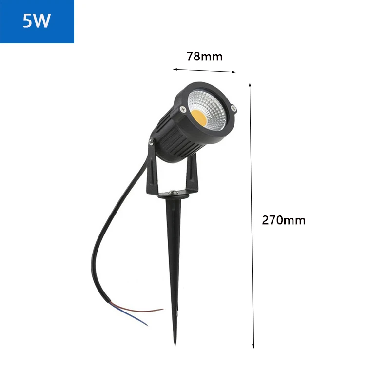 

Светодиодные садовые фонари Уличный светодиодный водонепроницаемый светильник для газона 220 В 110 В 12 В 20 Вт 15 Вт 10 Вт Ландшафтная лампа с шипами IP65 Свет Прожекторы для садовой дорожки