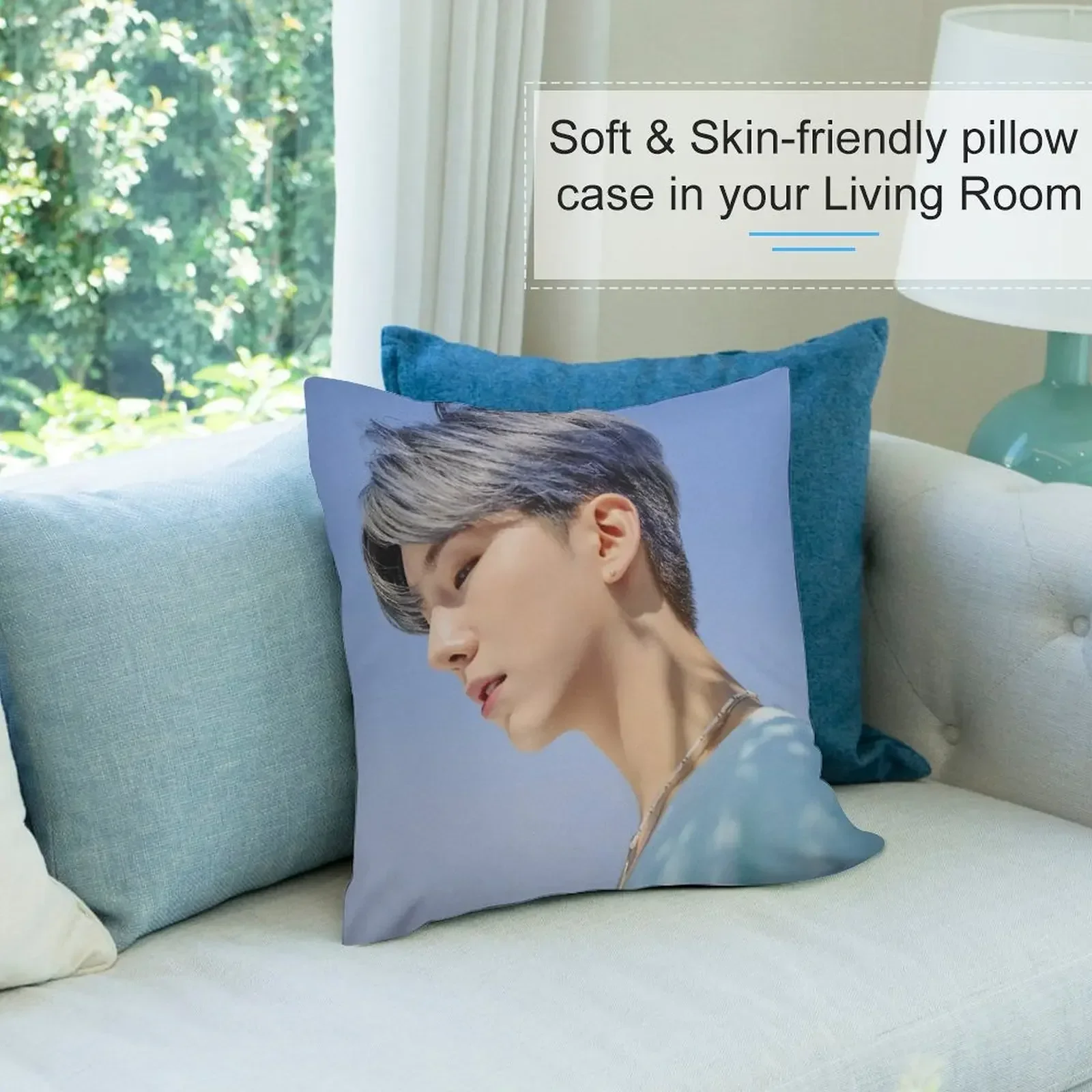 Kihyun Fantasia X Декоративная подушка Мраморный чехол Подушки для детской подушки