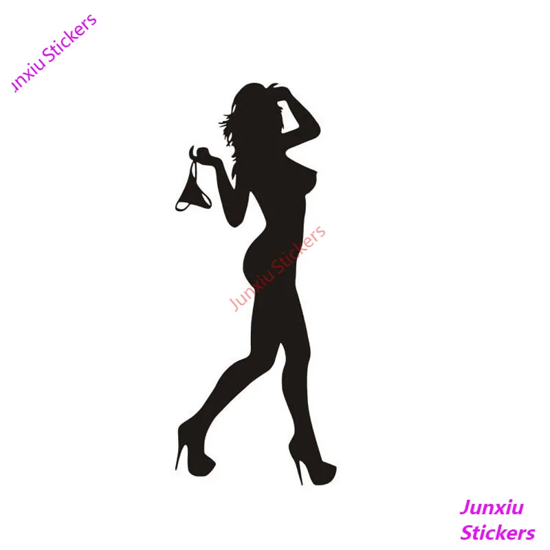 

Automobile Motorcycle Funny Beautiful Sexy Woman In Bikini Decorative Wall Stickers Cartoon Car Sticker Car Accessories KK19*6cm