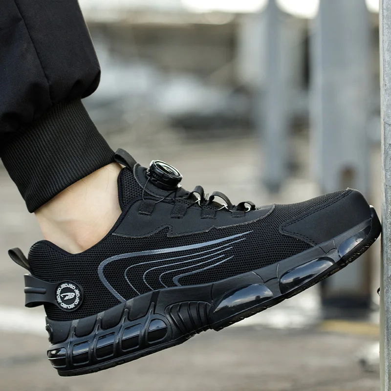 Женские неразрушимые ботильоны с защитой от ударов защитная обувь кроссовки со