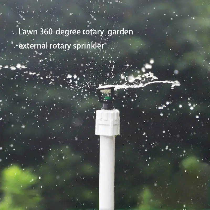 

360 Degrees 4-point External Rotation Nozzle Rotary Irrigation Tool Watering Machine Garden Tool Accessories Garden Gardening
