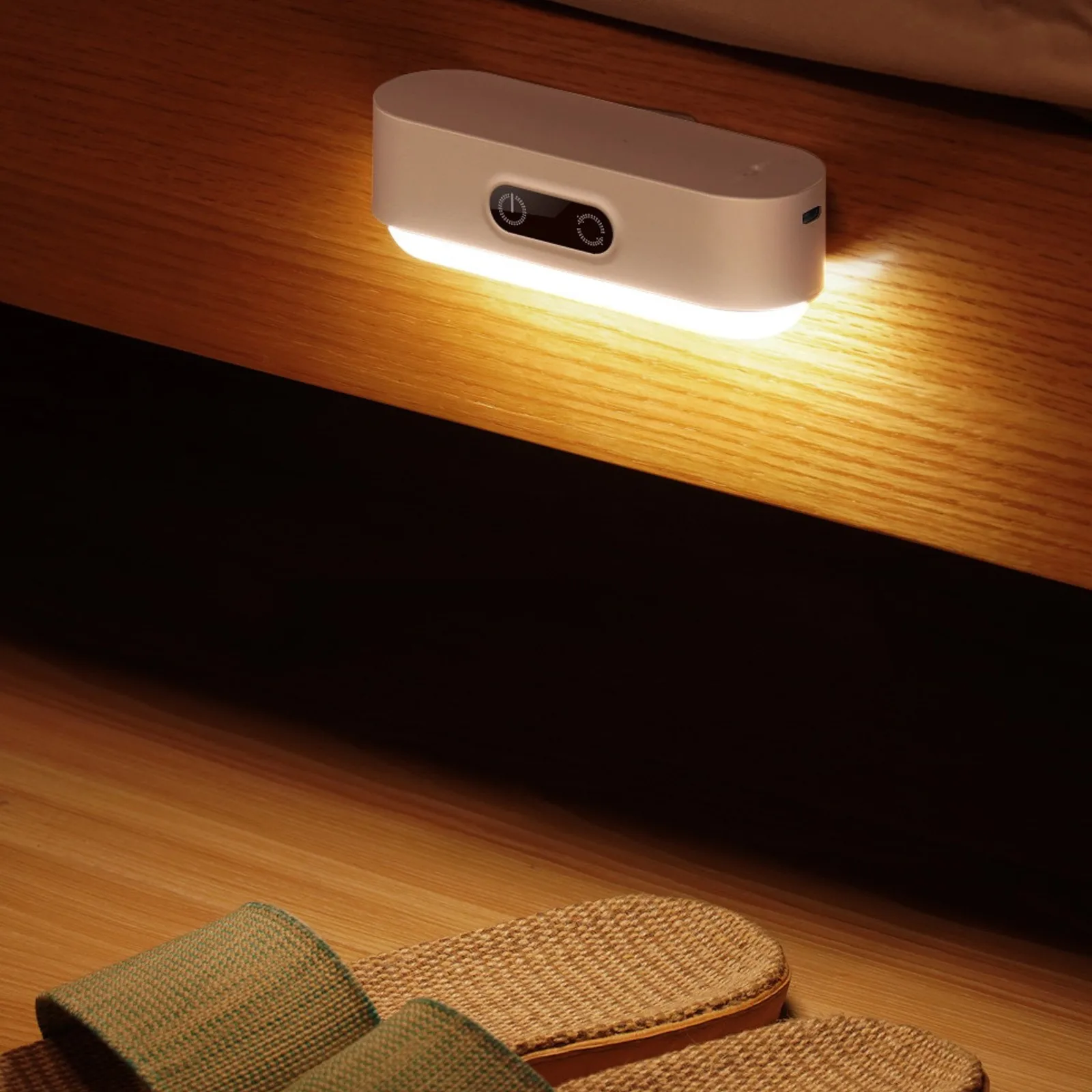 

Лампа для защиты глаз, прикроватная магнитная лампа для чтения в студенческом общежитии, с сенсорным экраном и USB-разъемом, светильник для шкафа, крутая лампа