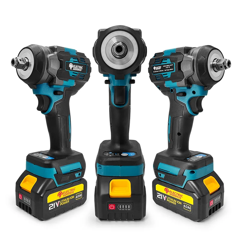 Бесщеточный электрический ударный гайковерт EGOD 500 Нм 3300 об/мин регулируемая