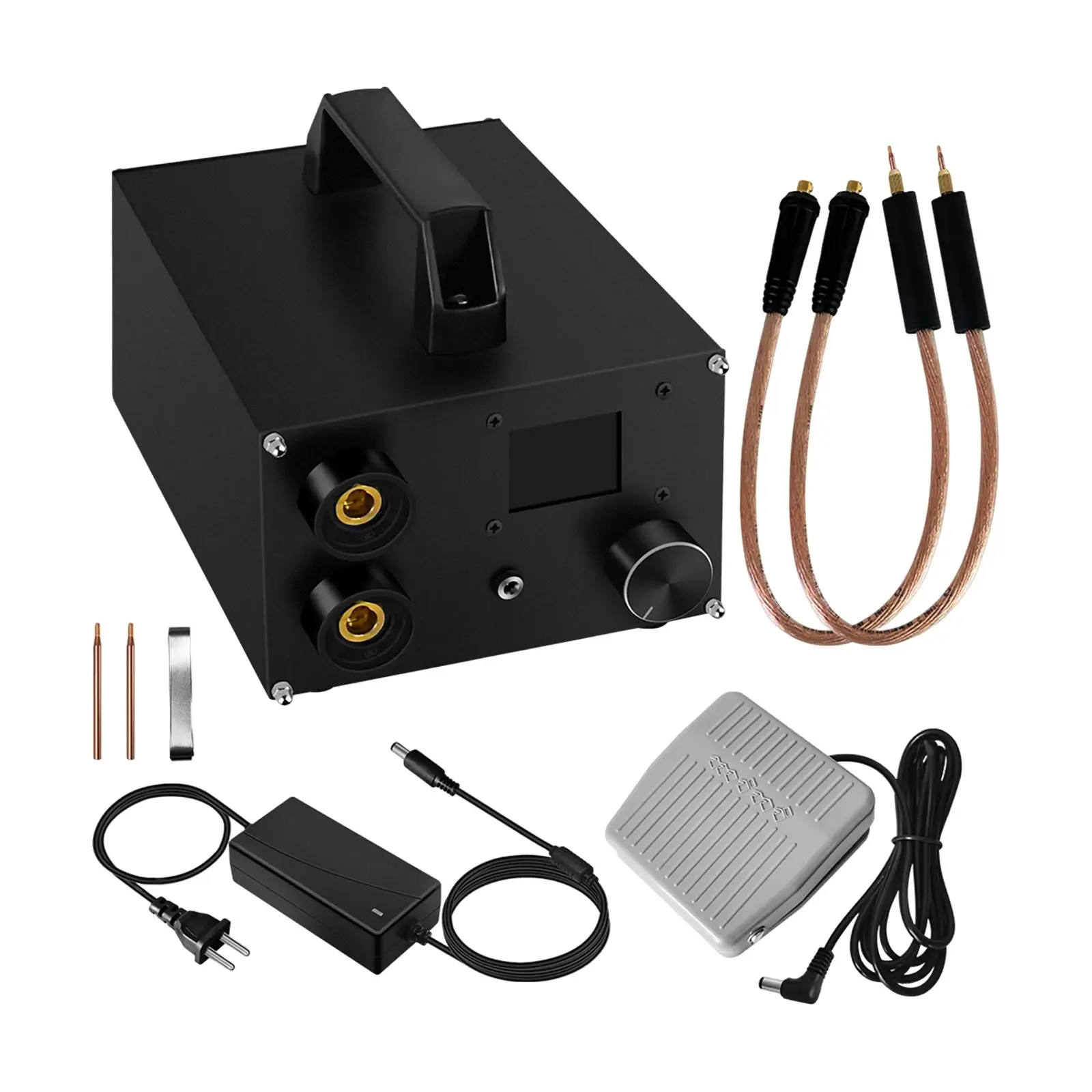 

Точечный сварочный аппарат, многофункциональный 0,3 мм сварочный инструмент с цифровым дисплеем, портативный Педальный сварочный аппарат,