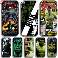hulk marvel avengers for xiaomi redmi note 7s 7 pro phone case soft silicon coque cover black funda thor captain america