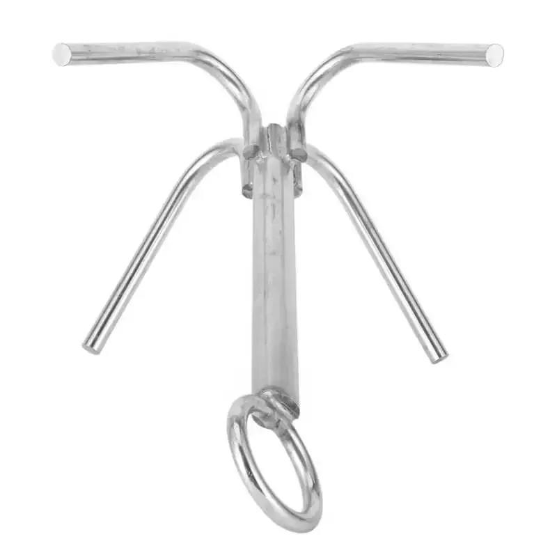 Boat Hardware Outdoor Tool 4 Claw Anchor 316 Stainless Steel Anti-Rust Grappling Hook Marine Boat Yacht Hardware Boat Anchor