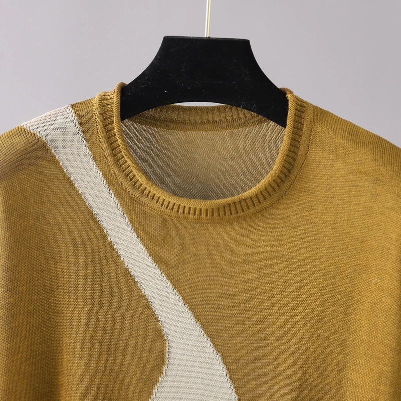 Женская одежда размера плюс рубашка с принтом спереди пуловер топ круглым