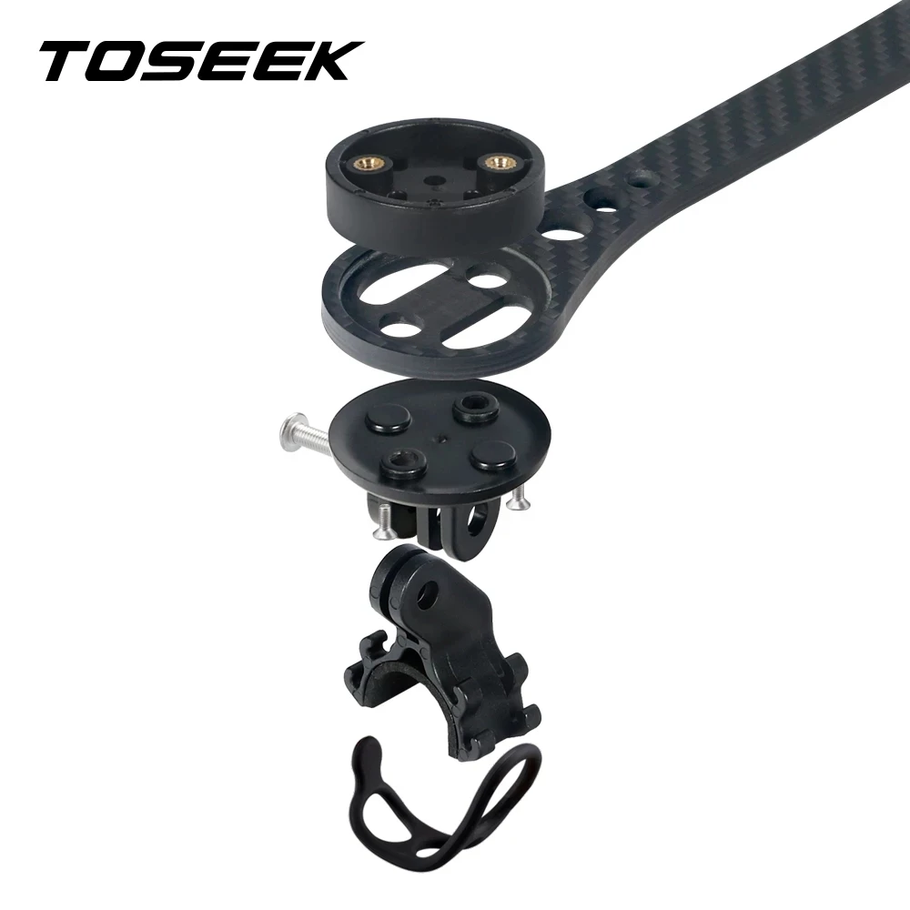 

Bike Computer Holder Carbon Cycling Computer Stopwatch Speedometer Mount Holder For Garmin Cateye Bryton Gopro Light Holder