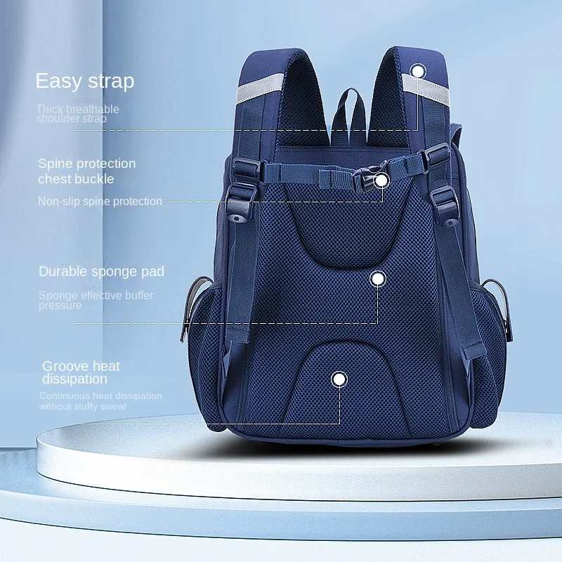 2023 New Children's School Bag Lightweight School Backpack For Students Girls Boys Grade 3-6 Kids Waterproof Schoolbag