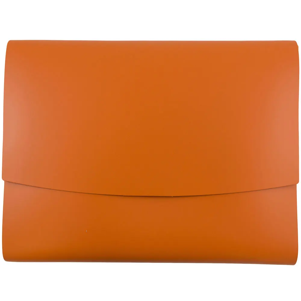 

Italian Leather Snap Portfolios, 12/Pack, 10.5x13x.75, Orange