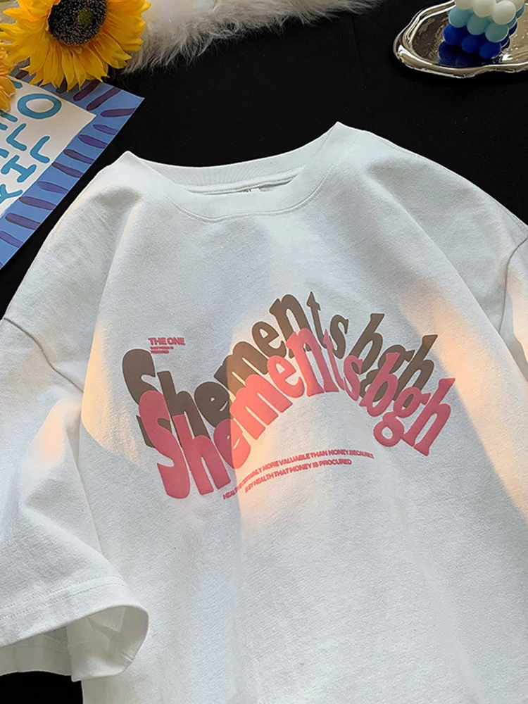 200 г мужская футболка из плотного хлопка с короткими рукавами новинка лета 2024