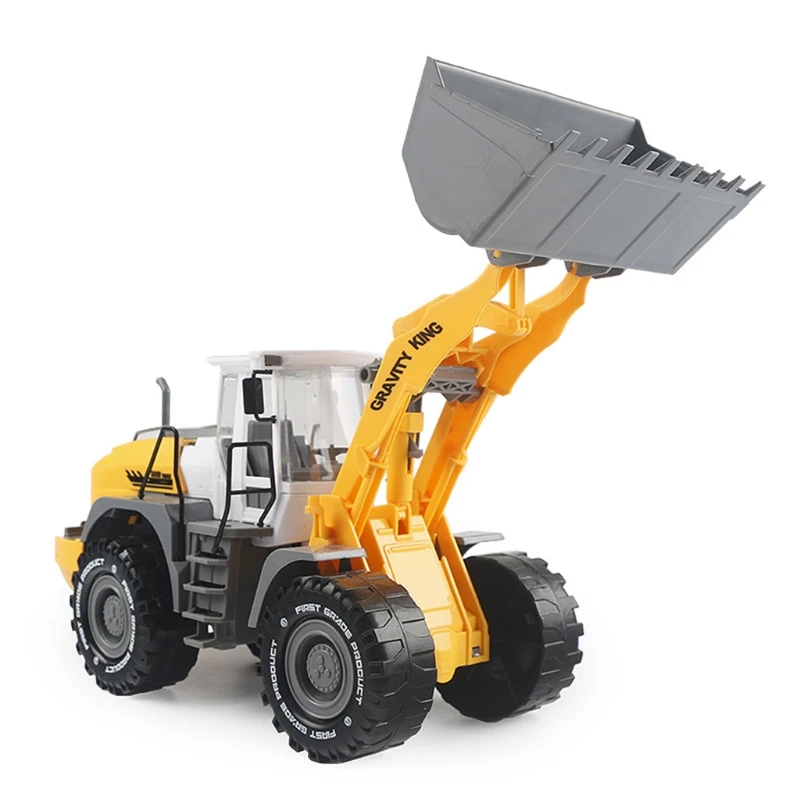 

Realistic Forklift Toy Inertia Car with No Battery Require Flexible Lift Arm Stimulation Vehicle Toddler New Year Gift