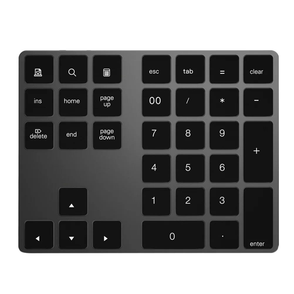 

1pc Keyboard 34 Keys Portable Practical Mini Accessory Numeric Keyboard Wireless Keyboard for Computer