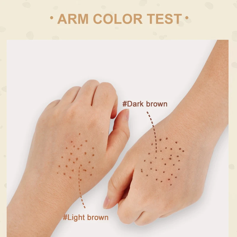 Натуральная Реалистичная ручка для веснушек 1 шт. мягкая коричневая