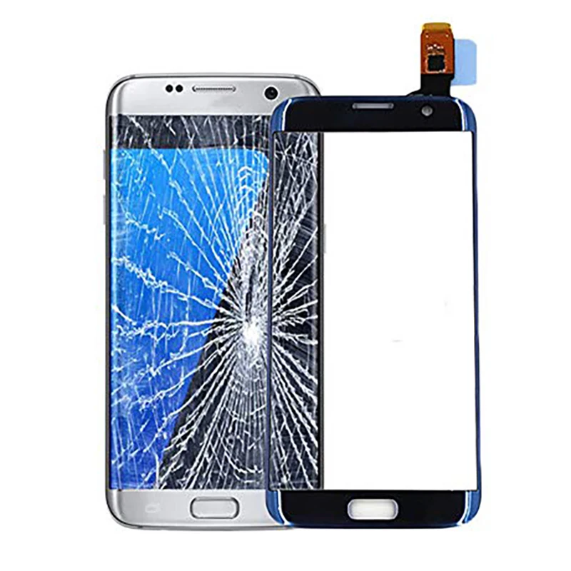 Прессованный экран дигитайзер Ремонт внешнее Переднее стекло Замена для Samsung Galaxy