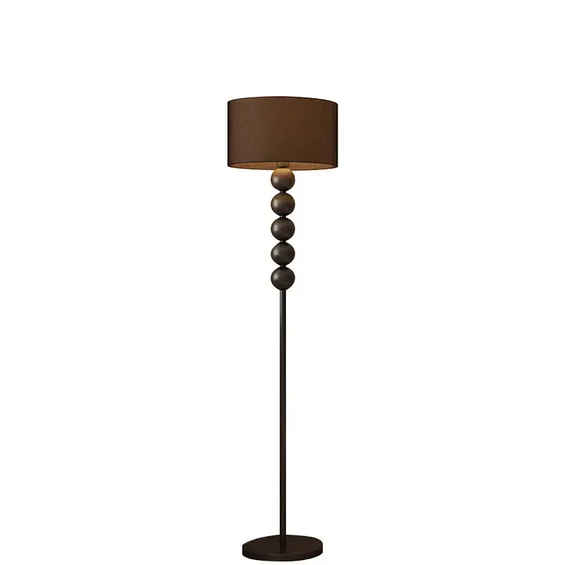 Средневековый торшер во французском стиле Цвет ореха Тихий стиль Лампа в