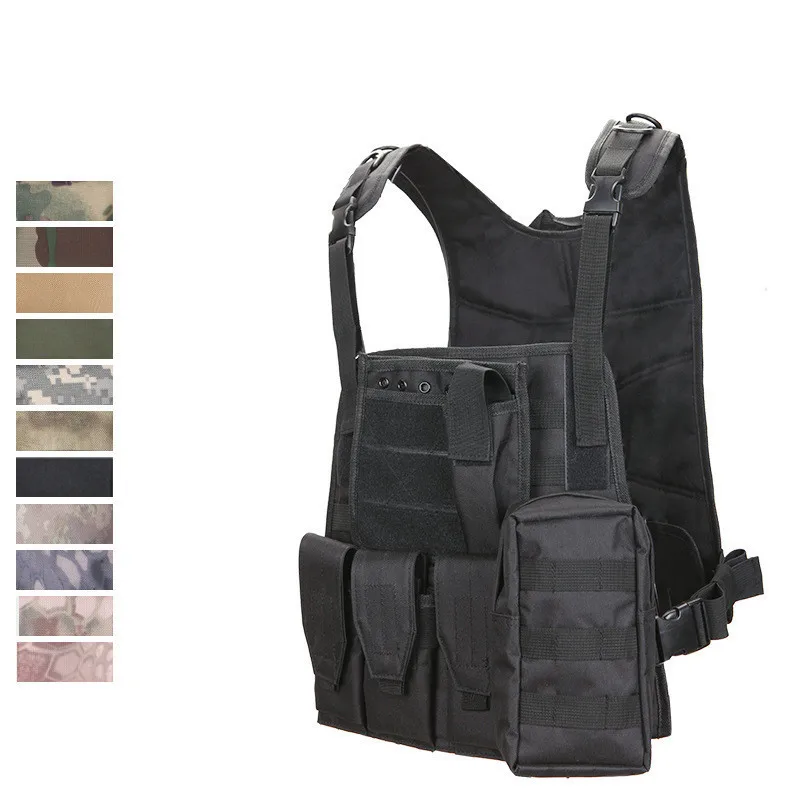 

Camouflage Hunting Military Tactical Vest Wargame Body Molle Armor Hunting Vest CS Outdoor Jungle Equipment