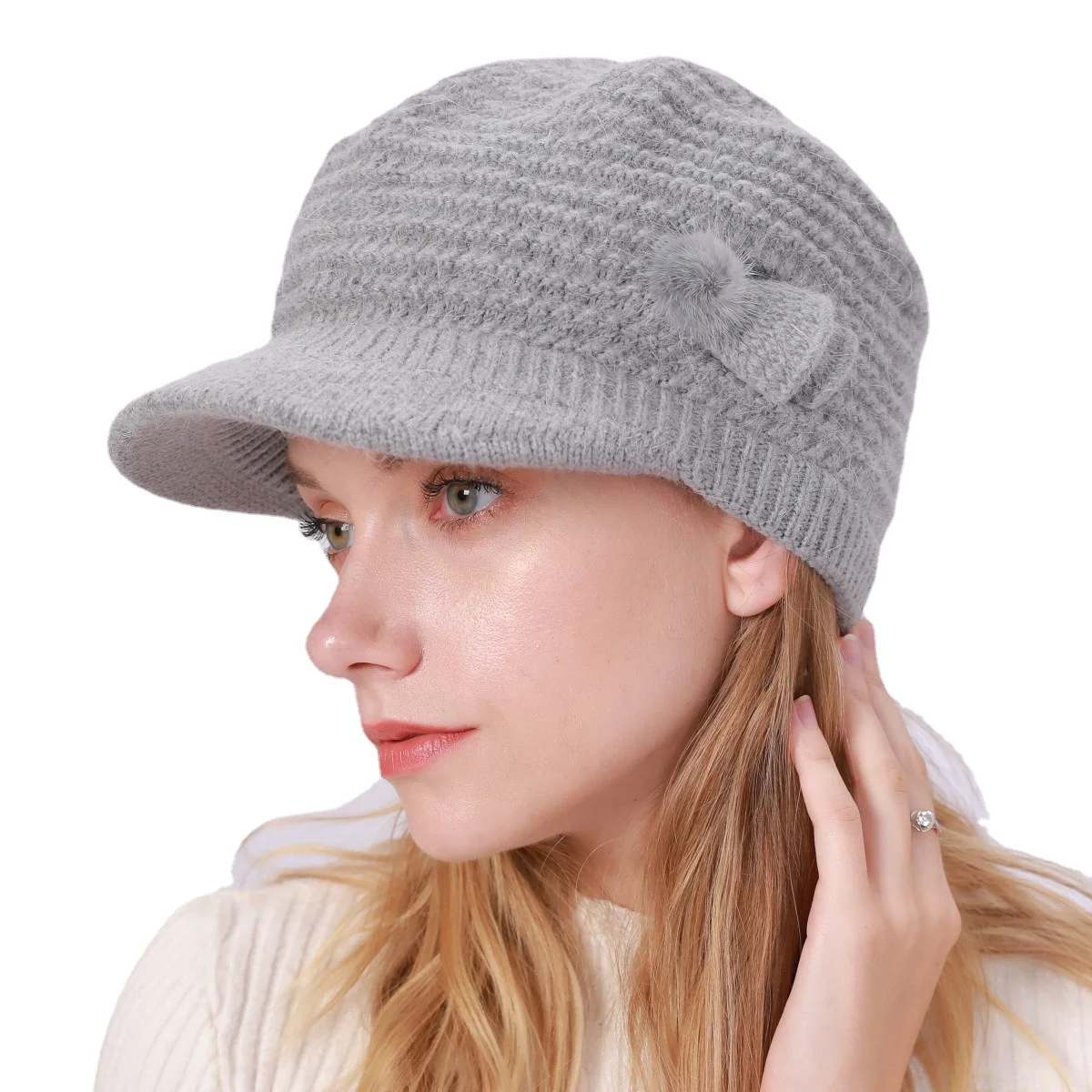 

2022 new high quality solid color women's hat