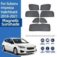 for subaru impreza hatchback gt 2016 2021 magnetic car sunshade shield front windshield curtain rear side window sun shade visor
