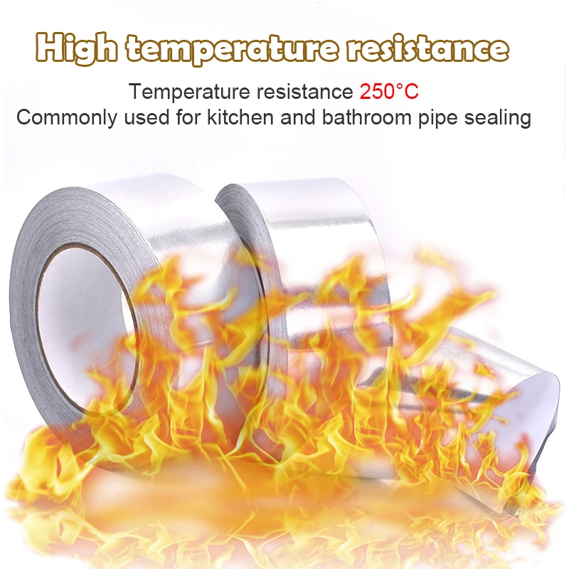 Лента из алюминиевой фольги устойчивая к высоким температурам лента для ремонта