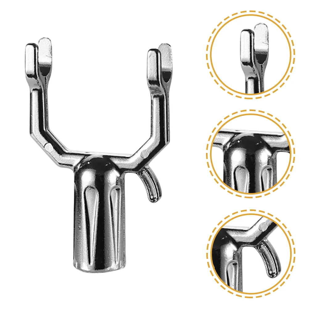 

8 Pcs Bling Accessories Branch Support Gardening Fruit Tree 10x6cm Branches Trunk Silver Aluminum Alloy