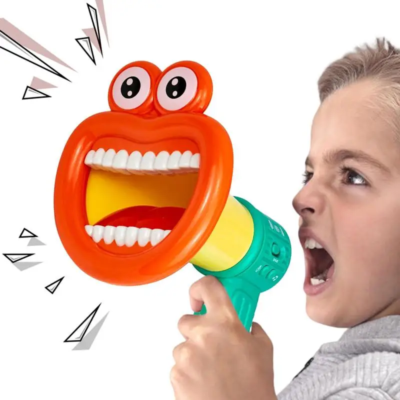 Kids Funny Voice Changing Amplifier Toy Voice Changer Handheld Loudspeaker Megaphone Trick Joke Toy For Kids Children Adults