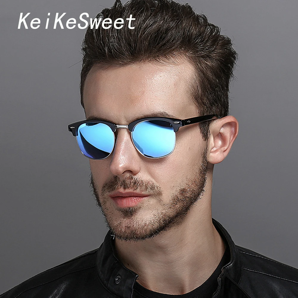 Дизайнерские Роскошные Винтажные Солнцезащитные очки KeiKeSweet с поляризованными