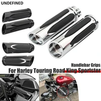 for harley touring road king sportster dyna fat boy 95 15 softail slim xl 25mm hand grip cover handlebar grips cnc motorcycle