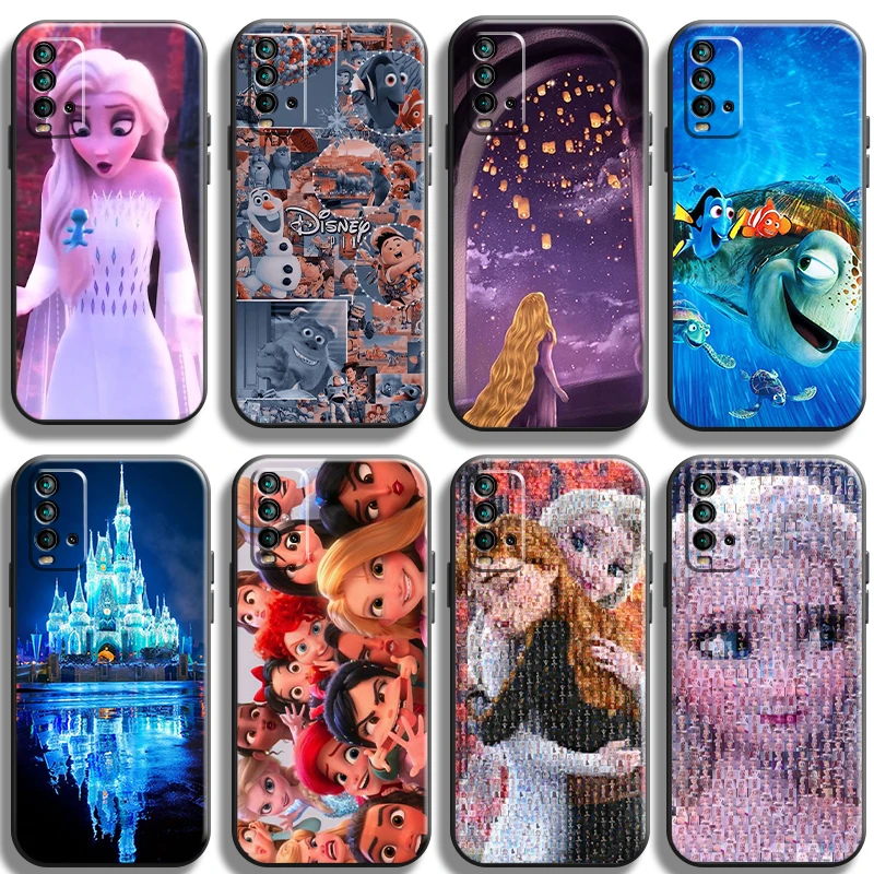 

Disney Frozen Phone Case For Xiaomi Redmi Note 9 Pro MAX 5G 9T 9S 10S 10 Pro MAX 10T 5G Soft Carcasa Smartphone Back
