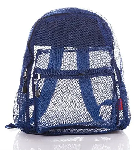 

Прозрачный сетчатый рюкзак для детей, мужчин и женщин от bravo-большая школьная и дорожная сумка-стильный прозрачный дизайн-комфорт