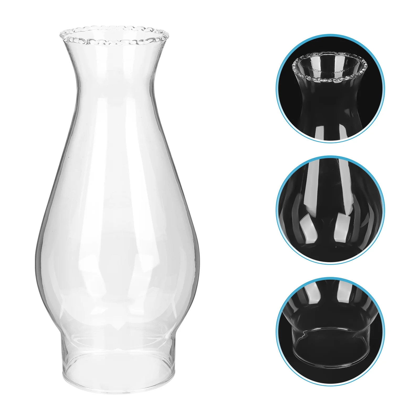 

Lamp Glass Cover Chimney Oil Kerosene Shade Globe Light Clear Replacement Candlecamping Lampshade Vintage Crimp Lantern Craft