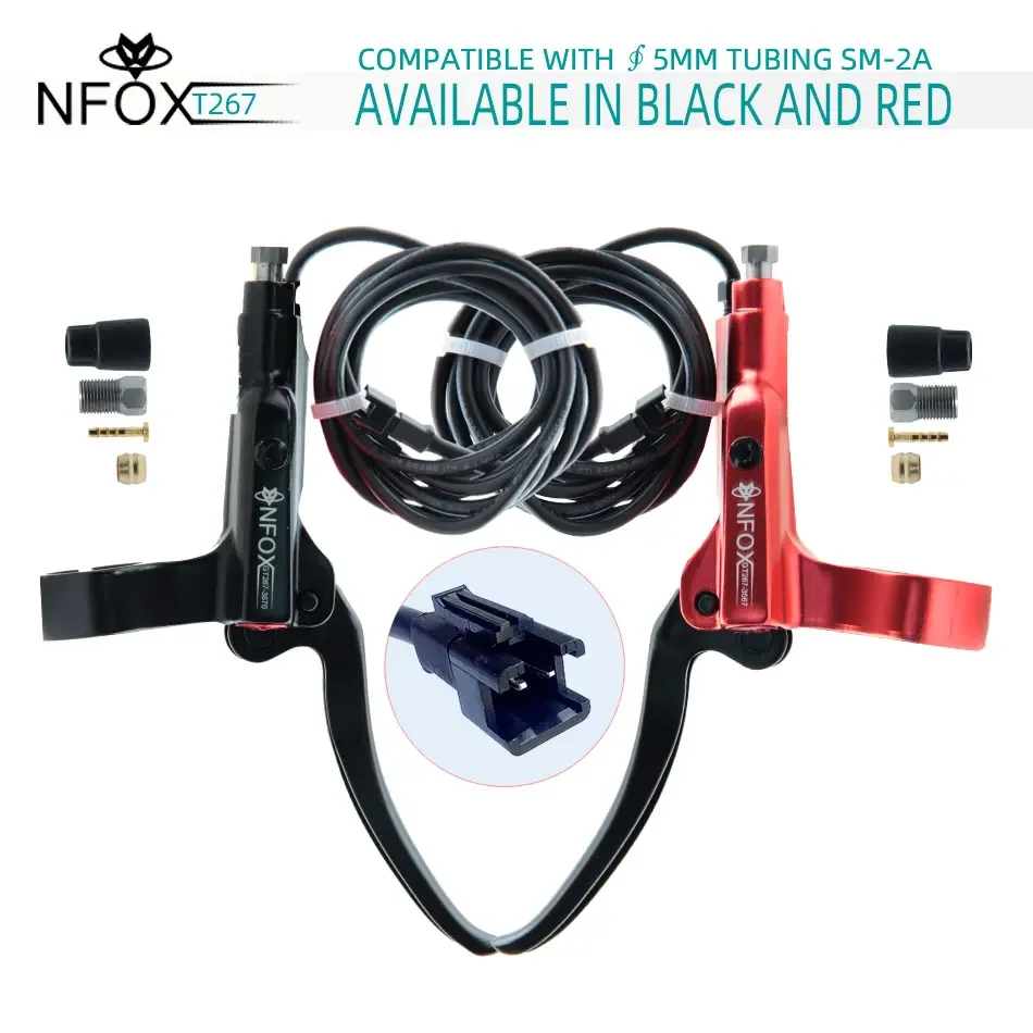 

NFOX GT267 1.5M hydraulic power-off oil brake lever electric Scooter E-bike generation driving HB875 870 handle repair MT200