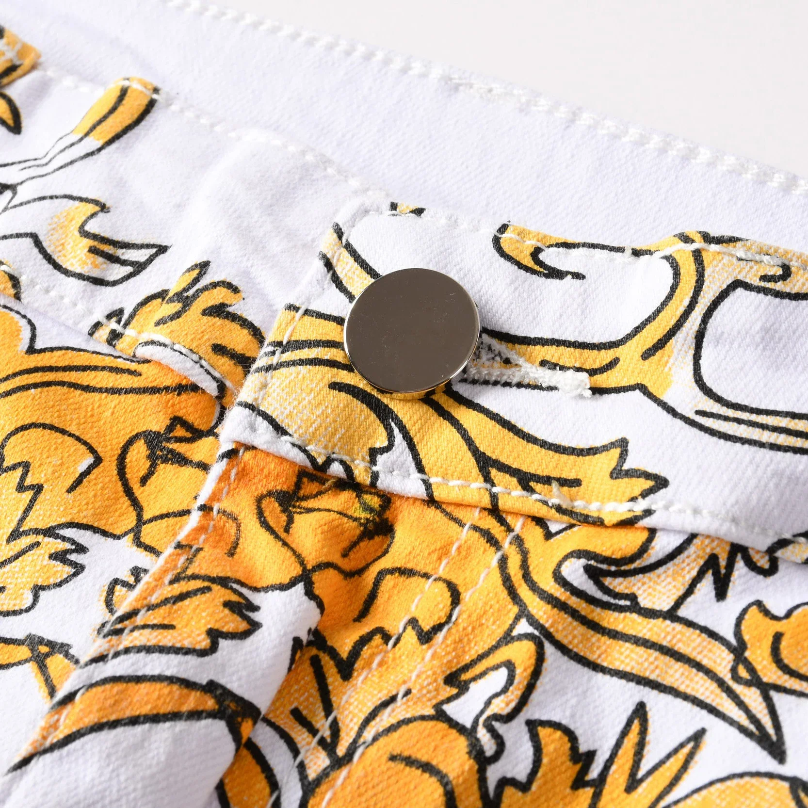 Мужские брюки-стрейч с принтом в европейском и американском стиле