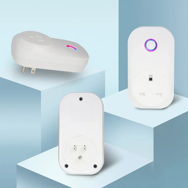 Смарт-розетка настенная с поддержкой Wi-Fi и голосового управления