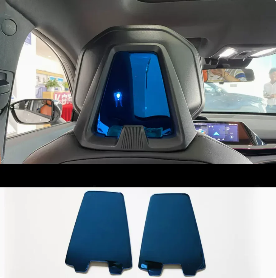 

For CHANGAN UNI-V UNIV 2022-2023 Exterior Accessories Seat Headrest Frame Stainless Decorative Patch UNI-V 2PCS/SET